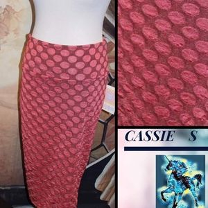 LuLaRoe Cassie, small, pink
